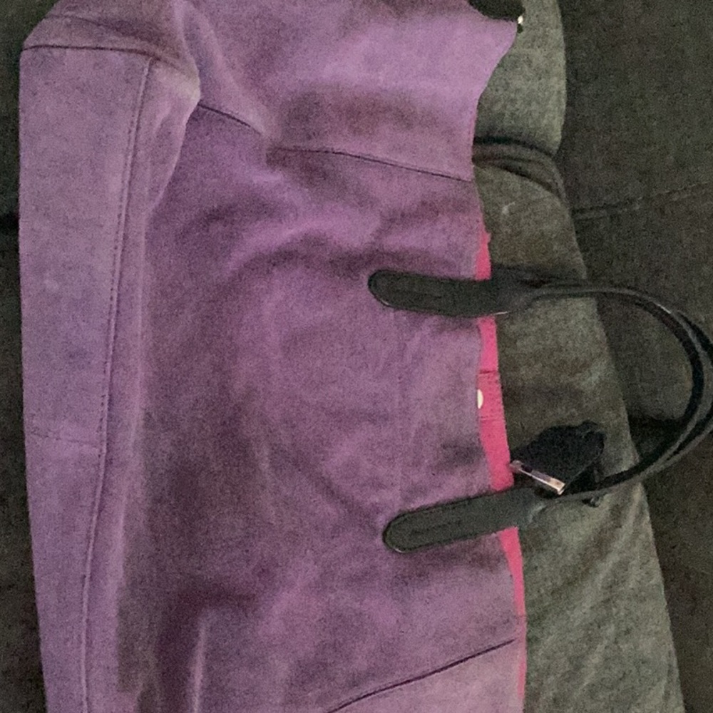 Cole Haan Purple and Black Tote Bag